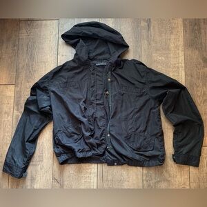 Brandy Melville Cropped Lightweight Rain Coat